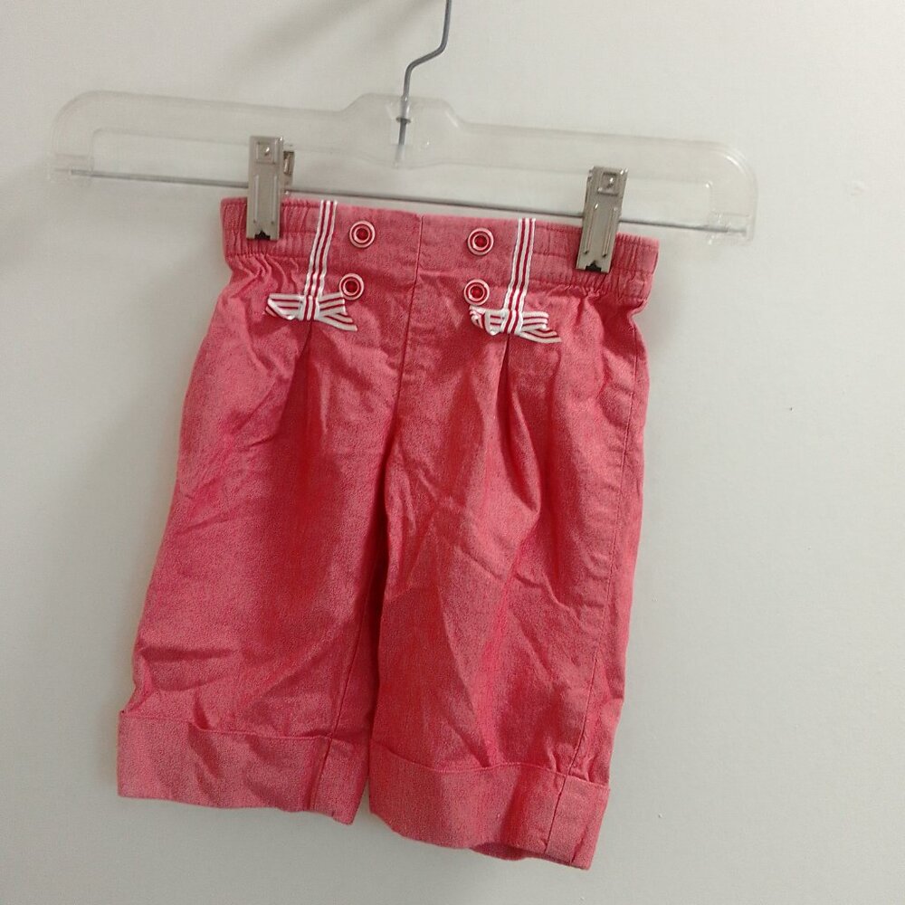 'Gymboree" Little Baby Girls Pants With Buttons and Bows
